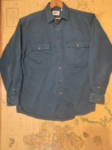 Vintage REI Flannel Long sleeve Men's Button Down Shirt Vintage Green sz XL, USA - Picture 1 of 5