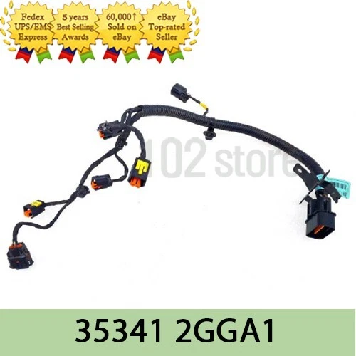 OEM 353412GGA1 High Pressure Sensor Harness Injector Hyundai Kia No Tariffs InUS - Изображение 1 из 1