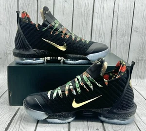 Size 11 - Nike LeBron 16 KC Watch The Throne With Lace Lock CI1518 001 - Picture 1 of 9