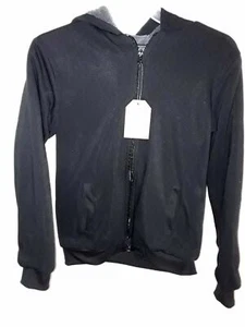FORCE - Youth Boy's "XL" PREMIUM-BLACK-ZIP-HOODIE-JACKET-DURABLE-WARM-COMFY - Picture 1 of 2