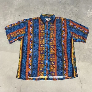 Camisa de estudio privada vintage años 70 para hombre camisa hawaiana grande retro NUEVA NUEVA CON ETIQUETAS - Imagen 1 de 13