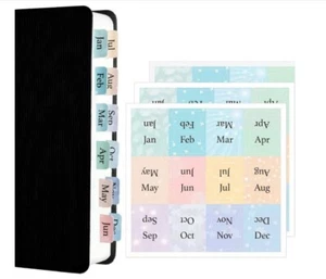 Mini Monthly Tabs for Planners - Stay Organized with Sticky Pastel Month Divi... - Picture 1 of 3