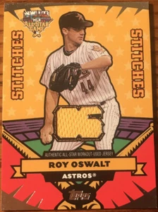 2006 Topps Update All-Star Stitches Jersey Roy Oswalt AS-RO Houston Astros - Picture 1 of 2