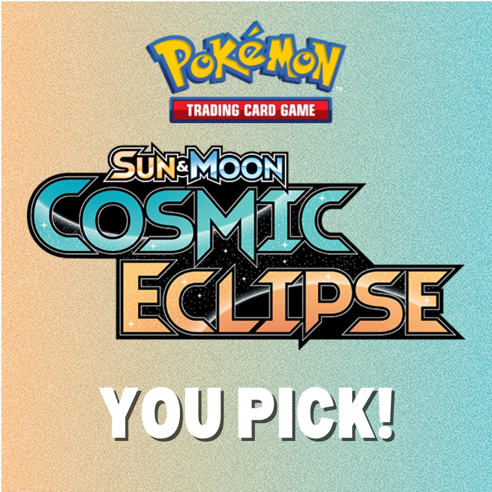 Pokemon SM Cosmic Eclipse Set Singles NEAR MINT Single Cards NM You Pick - Image 1 of 1