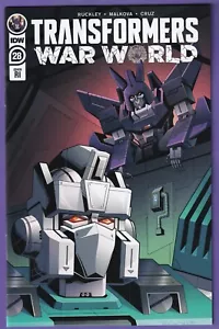 TRANSFORMERS WAR WORLD #28 RI (2021) 1:10 RETAILER VARIANT COVER! Aktuelle Scans! - Bild 1 von 3
