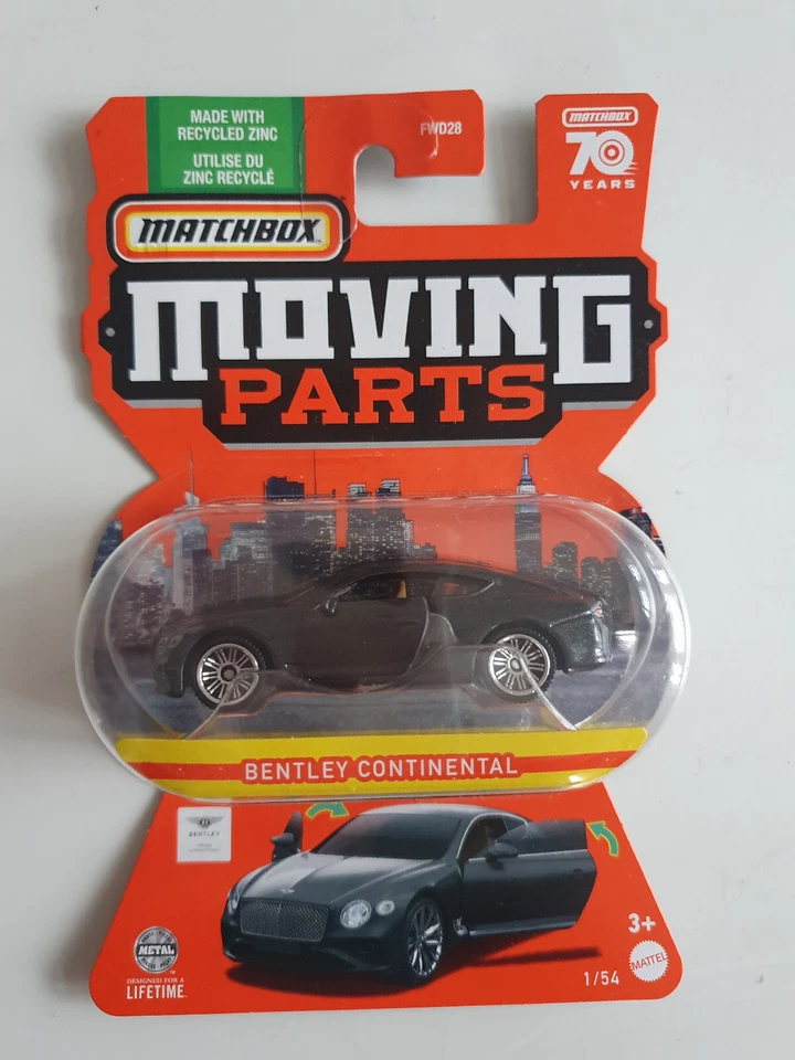 matchbox moving parts 2023: BENTLEY CONTINENTAL - Bild 1 von 1
