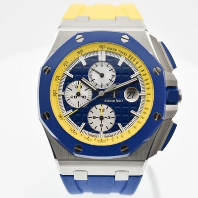 READ Audemars Piguet Royal Oak Offshore ROO 2021 Ryder Cup Europe blue yellow AP - Image 1 of 4