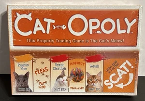 Cat-Opoly Board Game Monopoly Themed Game Family Night Property Trading New - Picture 1 of 7