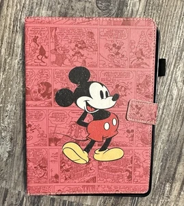 Custodia cover Disney rossa retrò design Topolino Amazon Fire o iPad o Kindle - Foto 1 di 8