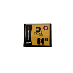 Lexar Media 64MB Compact Flash Memory Card USB Enabled - Picture 1 of 3