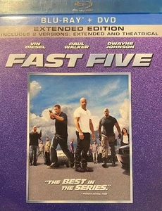 Fast Five: Vin Diesel & Paul Walker (BluRay+DVD, Fast Cars/Crime, 2011) - Picture 1 of 3