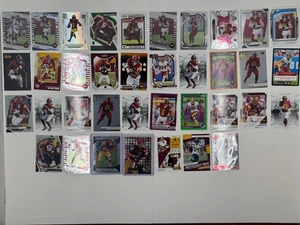 Washington Commanders 37 Team Auto ROOKIE INSERT Jamison Crowder Luke McCaffrey - Imagen 1 de 13