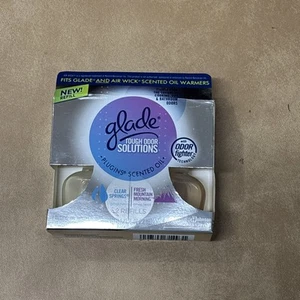 NOS Glade Plugins Scented Oil 2 Refills Clear Springs/Fresh Mountain Morning - Picture 1 of 2