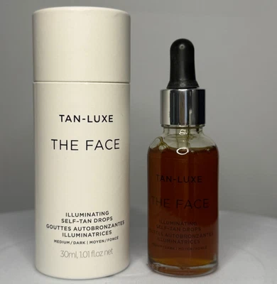 TAN LUXE The Body -Illuminating Self-Tan Drops (MEDIUM/DARK) 30ml / 1oz Oil NIB - Image 1 of 4