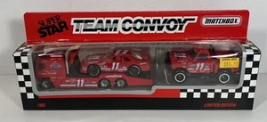 1992 Matchbox Super Star Team Convoy #11 Bill Elliott Amoco Ford Flareside - Picture 1 of 12