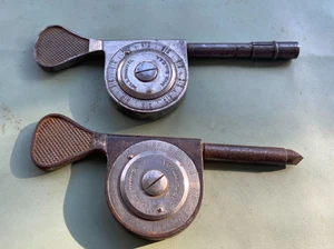 2 Vintage L.S. Starrett Drehzahlmesser Werkzeug Drehzahlmesser Anzeige - Bild 1 von 5