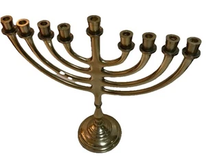 Brass Colored 11” Menorah 2011 - Picture 1 of 3