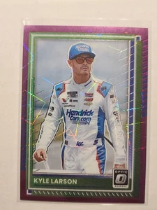 2025 Donruss Optic NASCAR Kyle Larson #53 Purple Velocity Prizm Parallel 10/59 - Picture 1 of 2