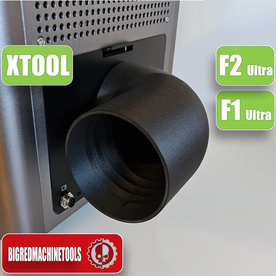 MARKENLOS Abluftadapter 90 grad für xTool F2 / F1 Ultra – für Originalen Abluftschlauch