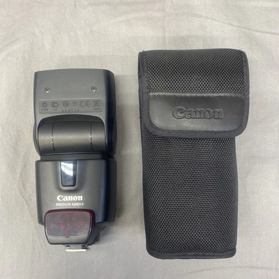 Canon 430EX II Speedlite E-TTL Flash  With case N118 6V - Image 1 of 4