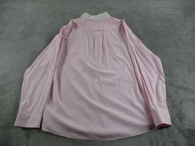 Gap Оксфорд рубашка мужская 2XL розовый белый воротник на пуговицах длинным рукавом карман хлопок - Изображение 1 из 4