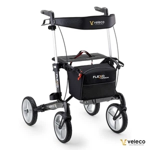 Veleco Flexo Rollator Carbon schwarz, klappbar und komplett montiert - Bild 1 von 21