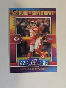 Donruss Road to the Super Bowl 2022 #DR-PM Patrick Mahomes II ✨️Se envía al día siguiente - Imagen 1 de 2