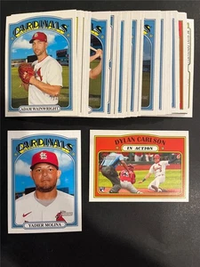 2021 Topps Heritage St. Louis Cardinals Master Team Set 28 Cards Low & High SP - Picture 1 of 1