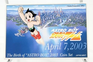 2003 Japan The Birth of Astro Boy Coin Set - Picture 1 of 3