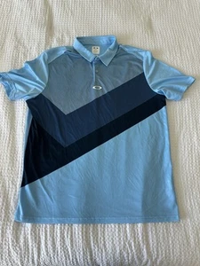 Men’s Oakley Golf Polo Large Blue - Picture 1 of 7