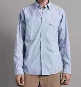 Rag & Bone Engineered Workwear Shirt Blue Striped ( S ) - Picture 1 of 4