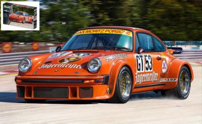 KIT MODELLINO AUTO STATICO REVELL PORSCHE 934 RSR JAGERMEISTER SCALA 1:24 - Immagine 1 di 4