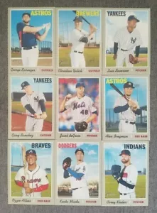 2019 TOPPS HERITAGE SP SHORT PRINT SINGLES #401 TO 500 COMPLETE YOUR SET - Picture 1 of 17