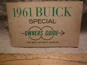 1961 Buick Special Owners Manual - Good Used - Imagen 1 de 4