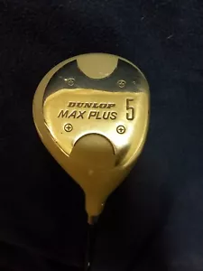 Dunlop Max Plus 5 wood with Dunlap A20 Pro Series Graphite Regular Flex Shaft - Picture 1 of 4
