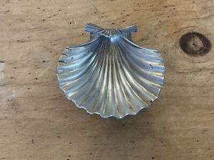 Cenicero antiguo Tiffany & Co de plata esterlina con concha de almeja tortuga ENVÍO GRATUITO - Imagen 1 de 9