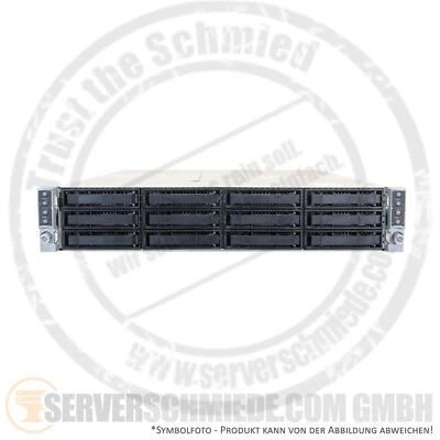 Intel H2000 S2600BP 4-Node 19" 2U 12x 3,5" SAS 2x Intel XEON Scalable LGA3647 - Bild 1 von 4