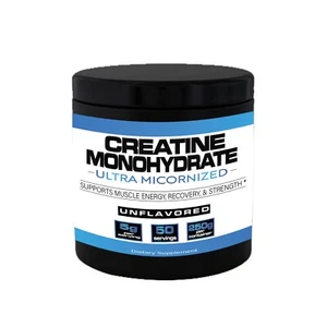 Ultra Micronized Creatine Monohydrate Powder - 250g 50 servings - Picture 1 of 1