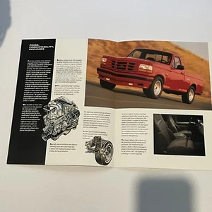 1993 FORD F150 SVT LIGHTNING ORIGINAL DEALER BROCHURE FOLDOUT WALL ART MAN CAVE - Bild 1 von 3