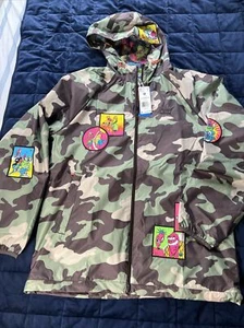 New Men’s Adidas Rare Jeremy Scott Windbreaker Jacket $150 Medium - Picture 1 of 11