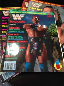 Revista WWF WWE OCTUBRE 1992 Tatanka + Catálogo de Mercancías - Imagen 1 de 3