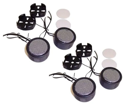 AUDIOPIPE 2 PAIR 500w Tweeters Built-in Crossover High Frequency Car Truck Boat Stereo XTC