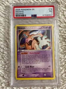 2005 Pokemon Deoxys 16/107 PSA 7 NM Non Holo Total POP 46! - Picture 1 of 2