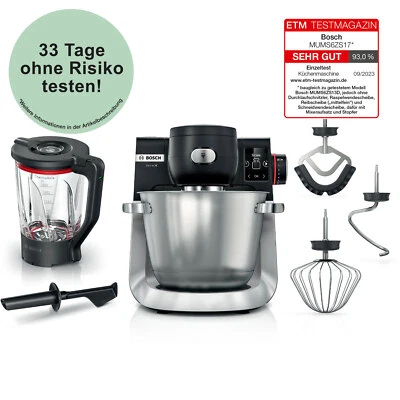 Bosch MUMS6ZS17 Küchenmaschine inkl. MUZS6HA Fleischwolfaufsatz 1600W 5,5 Liter - Bild 1 von 4