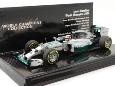 Minichamps Mercedes W05 #44 Lewis Hamilton World Champion 2014 1/43 436140044 - Immagine 1 di 3