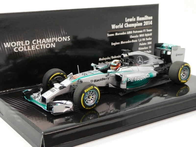 Minichamps Mercedes W05 #44 Lewis Hamilton World Champion 2014 1/43 436140044