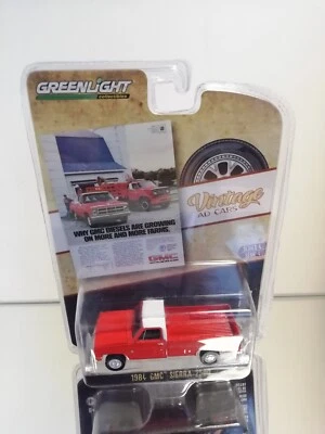 GreenLight 1984 GMC Sierra 2500 auto pubblicitarie d'epoca 1:64 su blister - Immagine 1 di 3