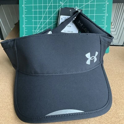 NUEVO NEGRO Under Armour Iso-Chill Launch Run Visera para Mujer OSFM Foto 1 de 3