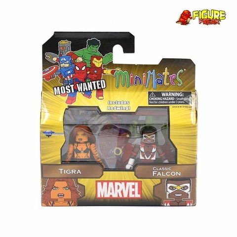 Marvel Minimates Series 69 Tigra & Classic Falcon Cover