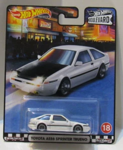 Hot Wheels 2021 Boulevard Toyota AE86 Sprinter Trueno #18 Premium Walmart 1986 - Imagen 1 de 2